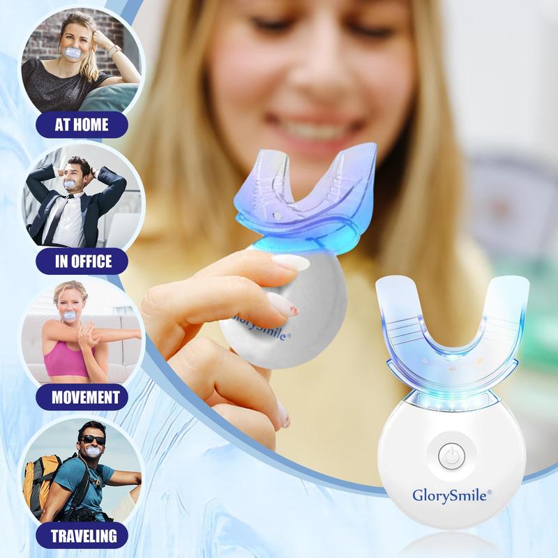 3pcs Glory Smile Tooth Beauty Instrument Suit Tooth Whiteness Instrument Special Gel Tooth Household Tooth Cleaner Dental Cleaner