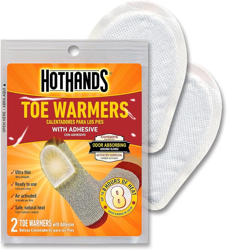 HotHands Hand & Toe Warmers - Long Lasting Natural Odorless Air Activated Warmers - 24 pair hand warmers & 8 pair toe warmers (Pack of 1)