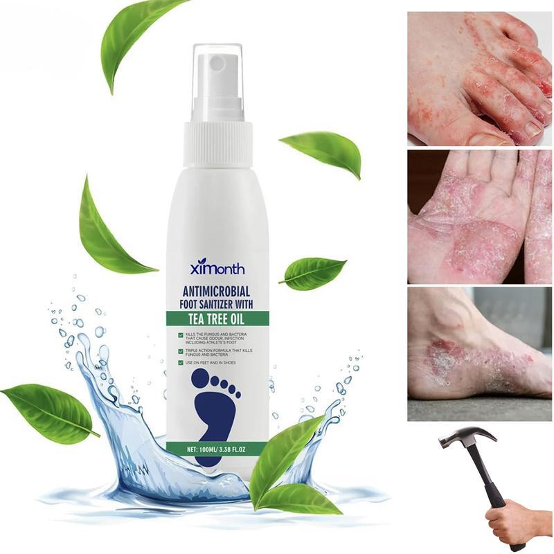 Foot Care Moisturizing Spray, Foot Care Dry Feet Soles Moisturizing Deodorant, Foot and Nail Moisturizing Spray