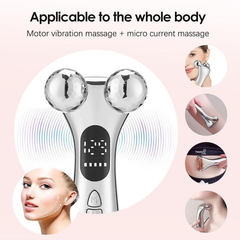 Face Massager Electric 3D Roller Massage Facial Beauty Device for Face Arm Eye Waist Leg