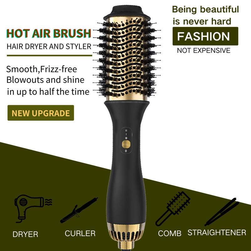 4 in 1 Hair Dryer Brush, Hot Air Brush, Hair Dryer Styler and Volumizer, Hairdressing Tool for Women & Men