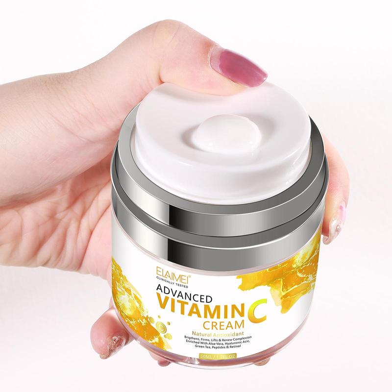 Vitamin C Moisturizing Facial Cream, Brightening & Firming Facial Lotion, Beauty & Personal Care Product for Women & Girls