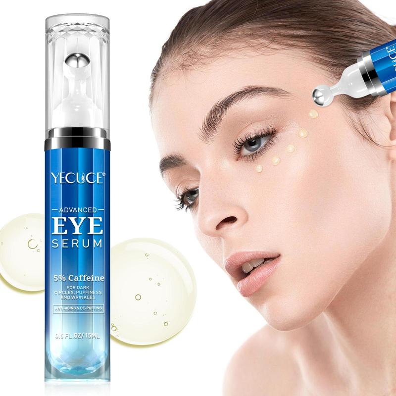 Eye Serum, 1 2 Boxes Deep Moisturizing Eye Roller Serum, Eye Care Product for Women & Men, Daily Skincare Product for Eye Skin