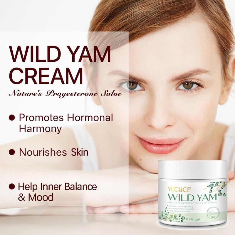 Wild Yam Cream & Magnesium Sleep Cream & Magnesium Oil Spray & Urea Cream, 4 Counts set Body Care Set, Moisturizing and Nourishing Body Care Product