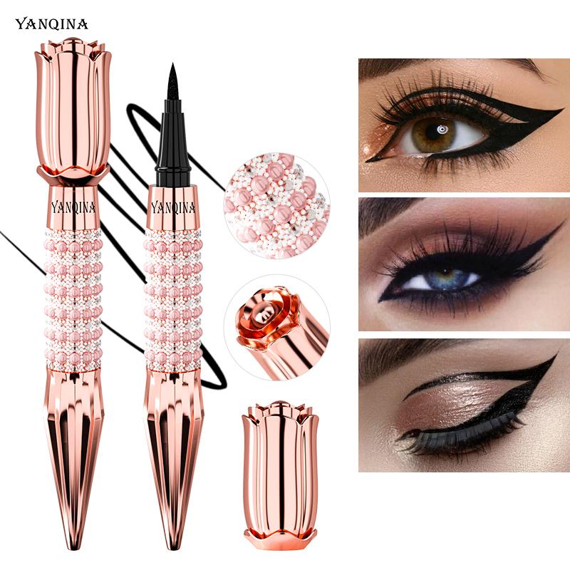 Golden Rose Thick BlackLiquid Eyeliner Pen fast dry eyeliner pen Lipliner Makeup tightline  eyeliner Cosmetic High Color