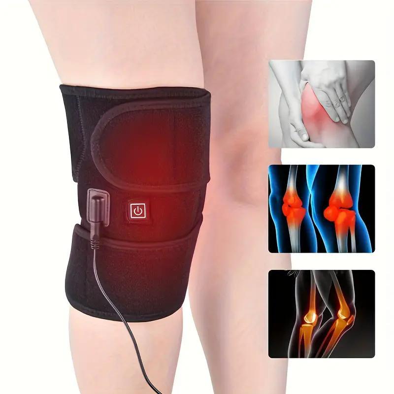 Heated Knee Massager, Heated Knee Elbow Shoulder Wrap, Adjustable Heating Modes, Heating Pad for Knee Elbow Shoulder Relax Leg Warmers