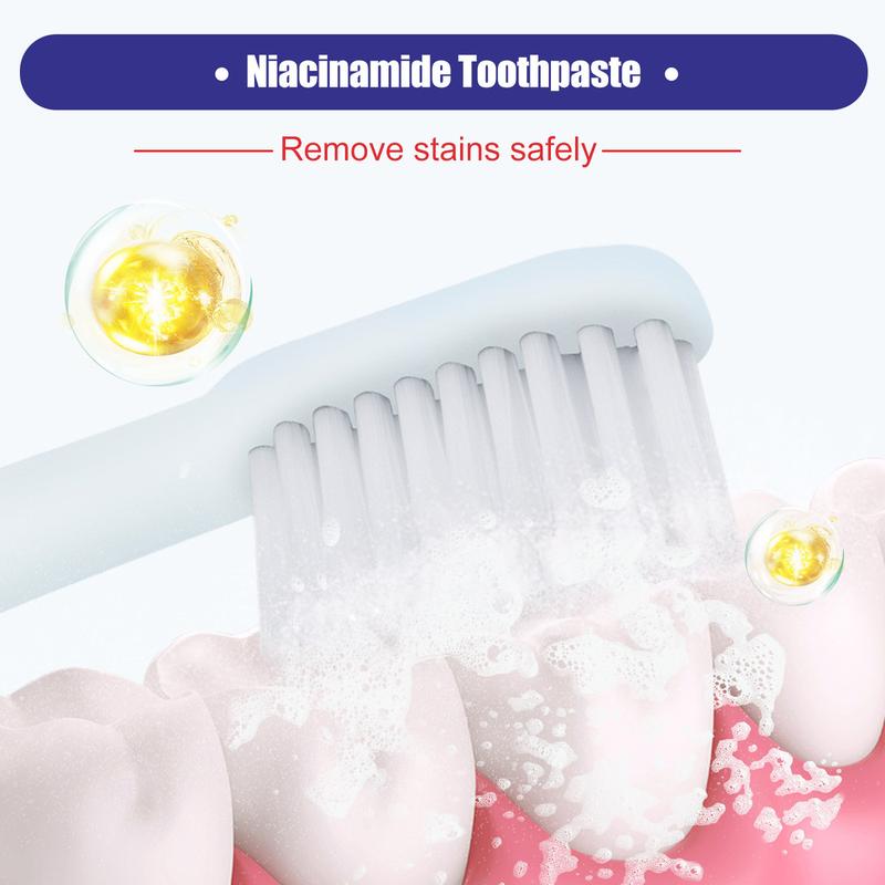 EELHOE Niacinamide Toothpaste Fresh Breath Cleans Oral Cavity And Protects Gums Toothpaste Mint Daily