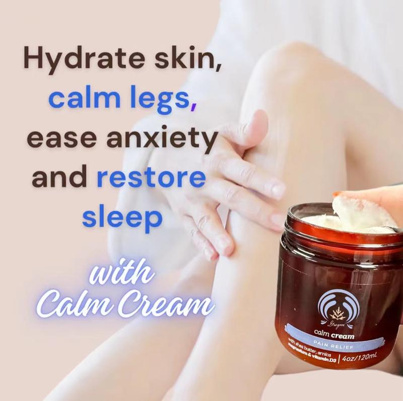 Calm Cream with Magnesium &VitaminD3- Pain Blend Body CareMoisturizer,Lotions Comfort