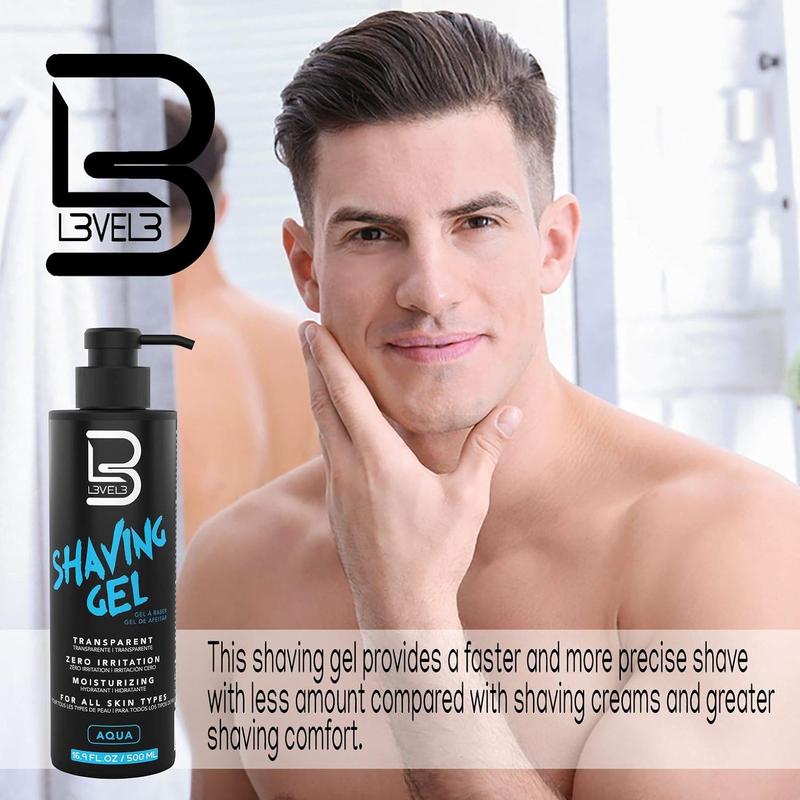 Level 3 Shaving Gel - Straight Razor Shave Gel Aftershave Comfort Foam Cleanser