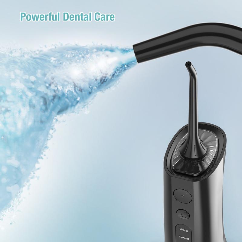 SPOVEN Cordless Water Dental Flosser – 5 Modes, 300ML Rechargeable, IPX7 Waterproof for Travel & Teeth Cleaning