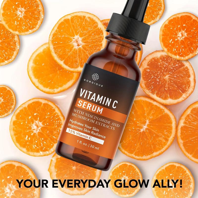 15% Vitamin C Face Serum with Niacinamide Hyaluronic Acid Allantoin Cica Ferulic Acid Vitamin E