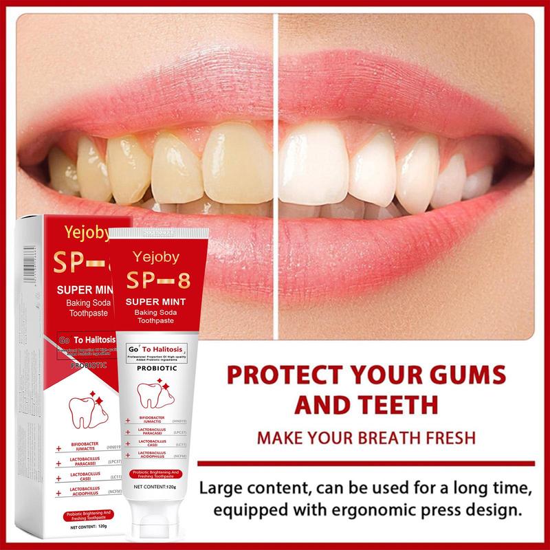 [+5$Get 2Pcs]  Super Probiotic Sp-8 Toothpaste, Sp-8 Ultra Whitening Toothpaste, Sp 8 Toothpaste,Fresh Breath, Sp-8 Toothpaste 4.9 oz SP-10,SP-10 SP-6 SP-4 sp-10 sp-6 sp-4 sp8 sp6 sp4 SP-10