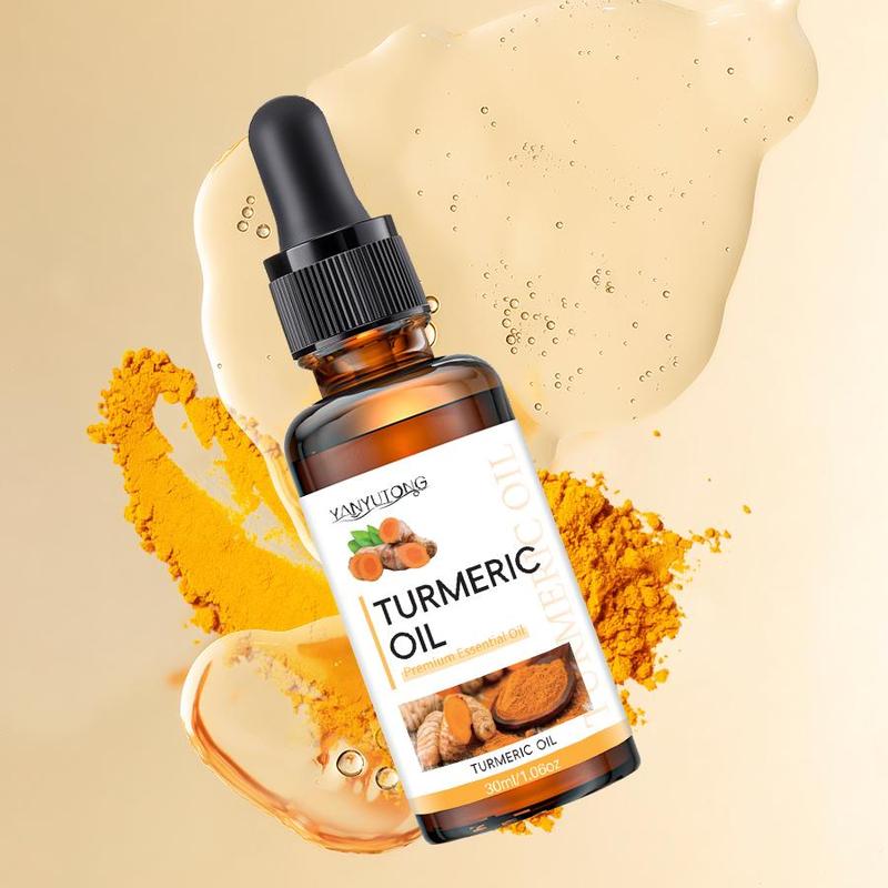 Turmeric Essential Oil, Moisturizing & Brightening Serum, Hydrating & Nourishing Skin Care Product for Women & Men Daily Use