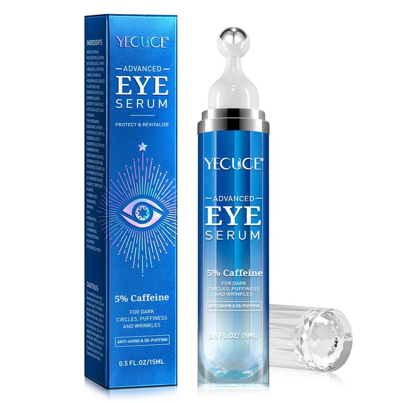 Eye Serum, 1 2 Boxes Deep Moisturizing Eye Roller Serum, Eye Care Product for Women & Men, Daily Skincare Product for Eye Skin