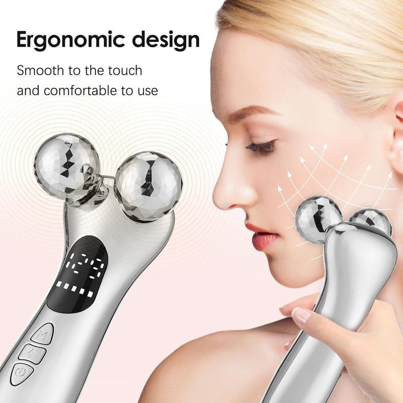 Face Massager Electric 3D Roller Massage Facial Beauty Device for Face Arm Eye Waist Leg