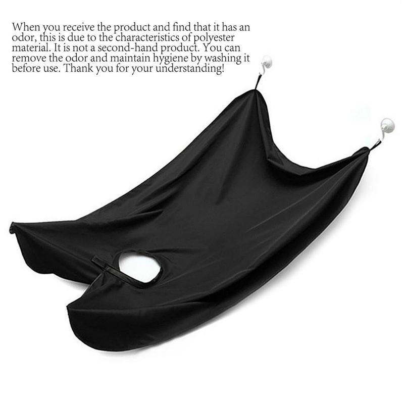 Beard Shaving Apron, Beard Shaving Apron, Creative Wall Mirror Suction Haircut Wrap Cape, Beard Shaving Apron, Professional Hair Cape, Christmas Gift