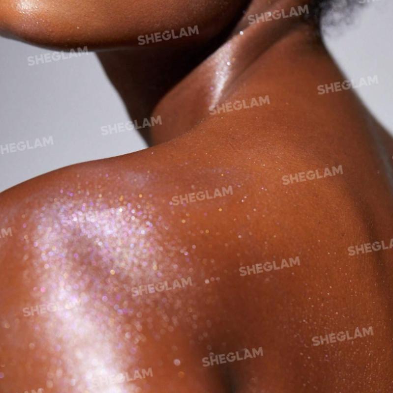 SHEGLAM Go Go Glow Highlighting Body Mist - Glitter Powder Spray Multi-Use Shimmer Glow Highlighter Face Makeup