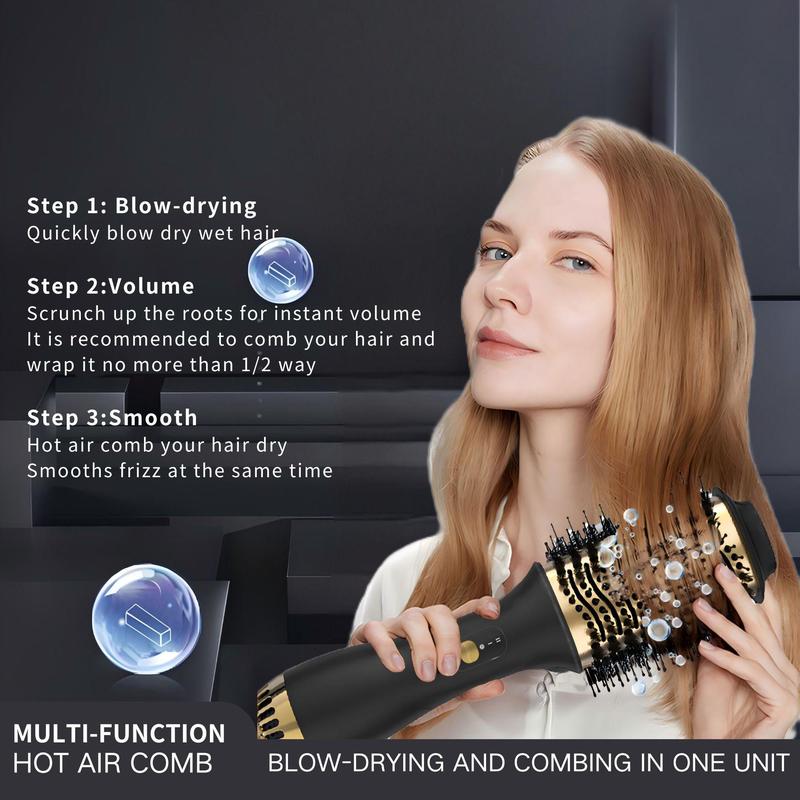 4 in 1 Hair Dryer Brush, Hot Air Brush, Hair Dryer Styler and Volumizer, Hairdressing Tool for Women & Men