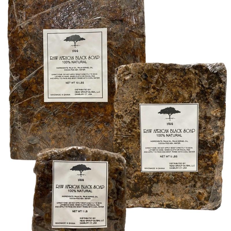 Authentic Black Soap - 1LB, 5LB, 10LB for Deep Cleansing, Nourishing, and Skin Repair - Body Care african