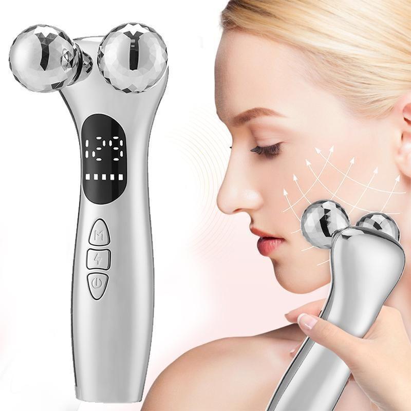 Face Massager Electric 3D Roller Massage Facial Beauty Device for Face Arm Eye Waist Leg