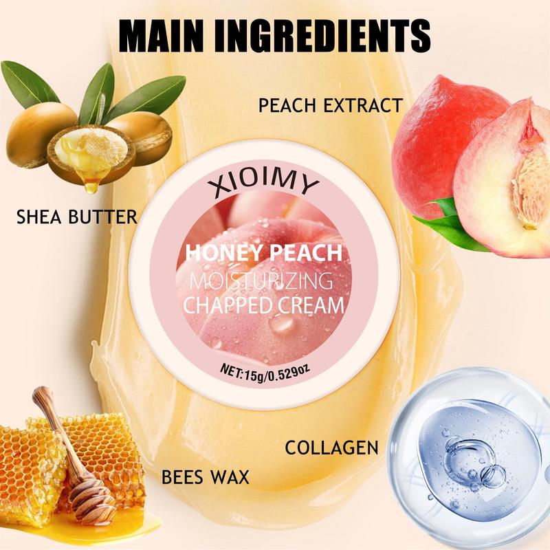 Peach Moisturizing Foot & Hand Cream, 1 Box Deep Hydrating Brightening Foot Cream, Foot Skin Care Product for Dry and Rough Skin