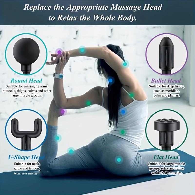 Rechargeable Handheld Muscle Massager, The Perfect Gift for Athletes and Fitness Enthusiasts Comfort