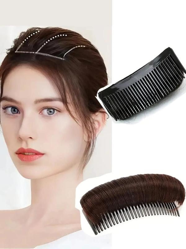 Bump Up Comb Clip Bun Hair, Half Ball Head Coil Beehive Fluffy Hair Styler Hair Comb Hair, Styling Clip Volume Maker Hair Insert for Women Girls DIY Hairstyle Beauty Tool