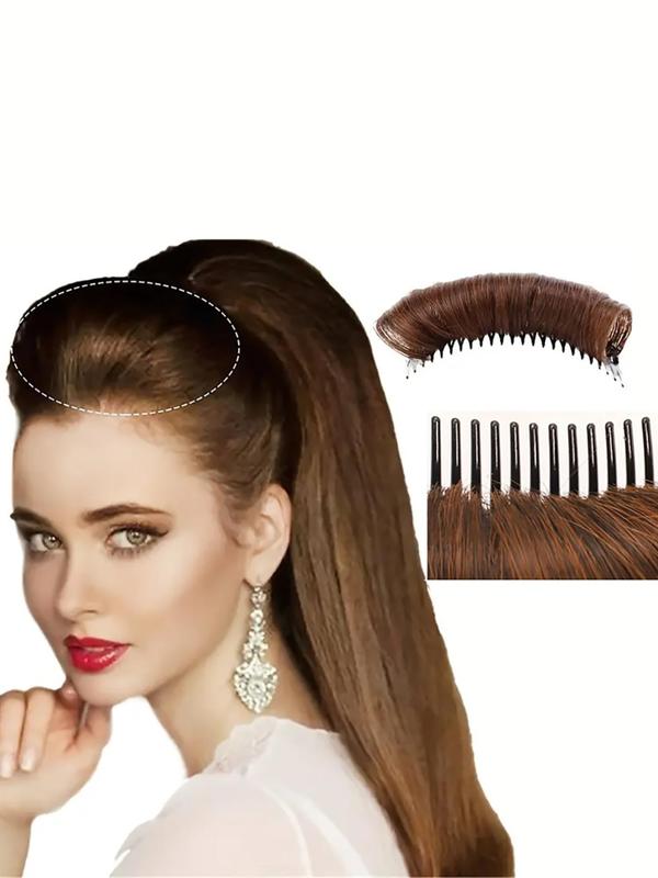 Bump Up Comb Clip Bun Hair, Half Ball Head Coil Beehive Fluffy Hair Styler Hair Comb Hair, Styling Clip Volume Maker Hair Insert for Women Girls DIY Hairstyle Beauty Tool