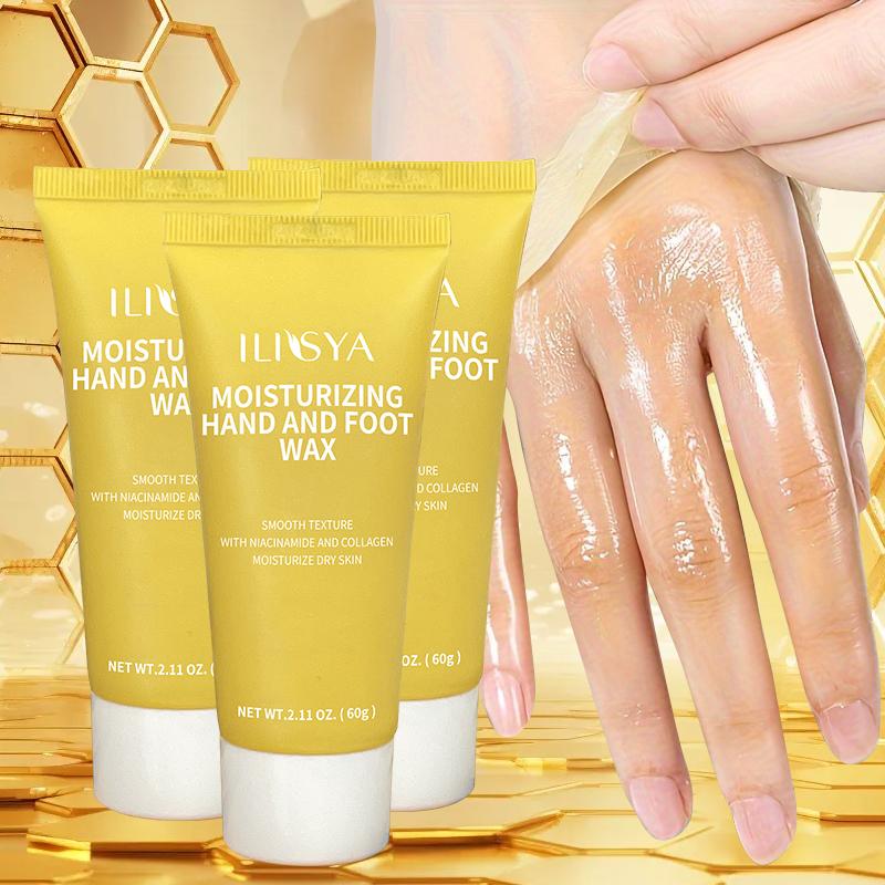 3 pieces, ILISYA Moisturizing Hand Wax, Exfoliating Hand Care Mask, Hand Care Product for Women & Men,Hand Skin Product