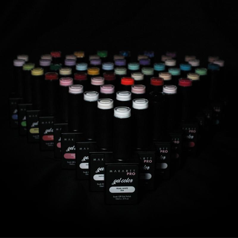 Full Collection: 60 Color Gel Polish Line + Top & Base Coat Trio