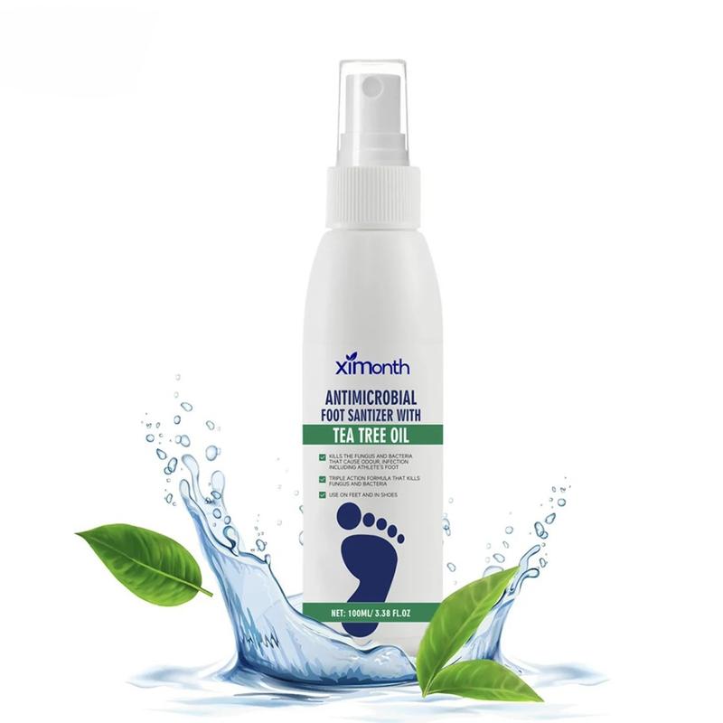 Foot Spray with Natural Tea Tree Oil Foot Care Foot Support Foot Moisturizer Deodorant Dryness