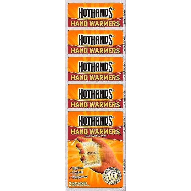 Hothands Hand Warmers, 10 Count (5 Pack with 2 Warmers per Pack) HotHands