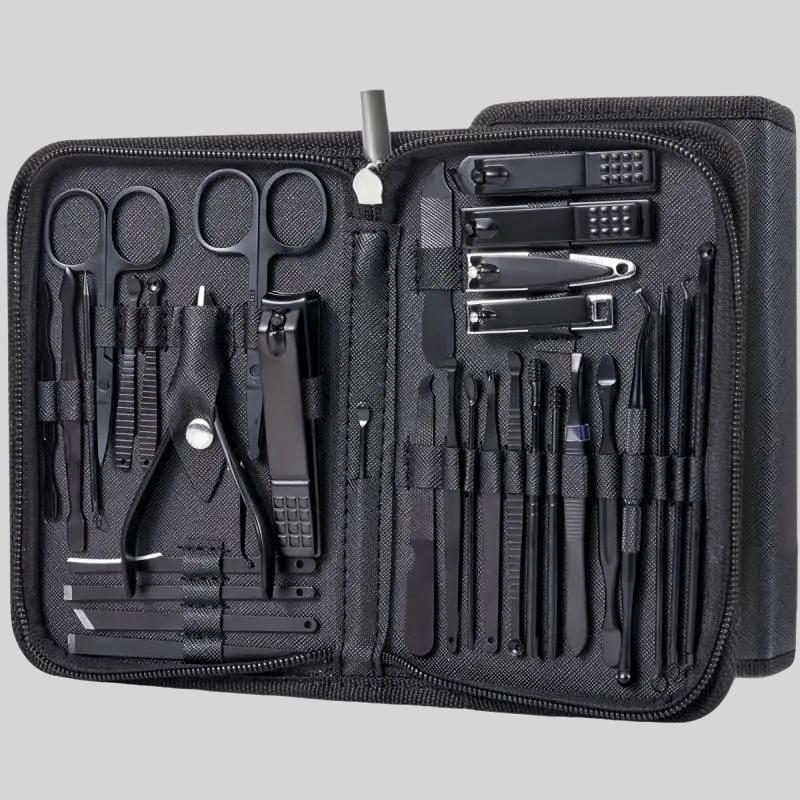 Professional Manicure Set with Storage Case, 32pcs Summer Portable Multi-functional Nail Grooming Set Pedicure Care Tools, Nail Cutter Kit Wallet, Nail Kits, Fall Gift, Nail Transitions, Christmas Gift