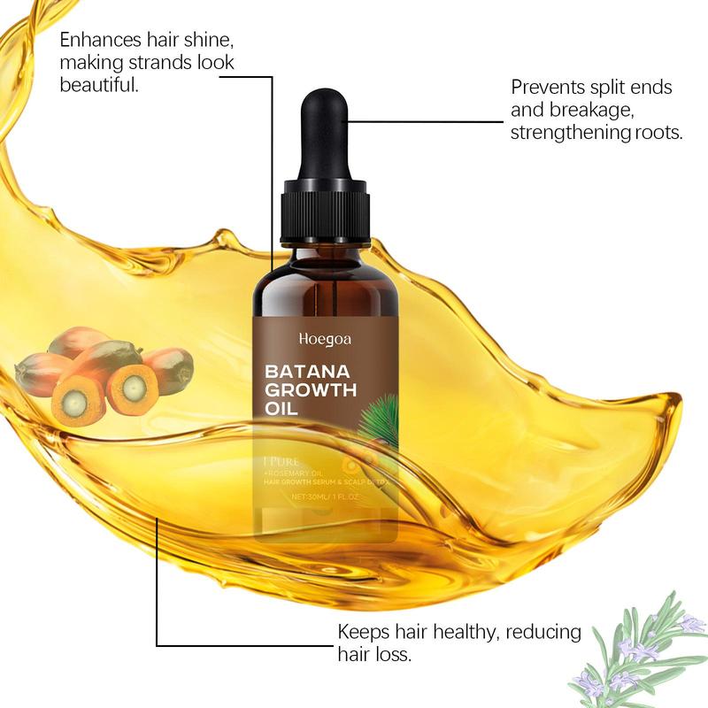 Batana Hair Oil, 1 Box Hair Strengthening Oil, Scalp Moisturizing Oil, Natural Hair Care Oil for Men and Women