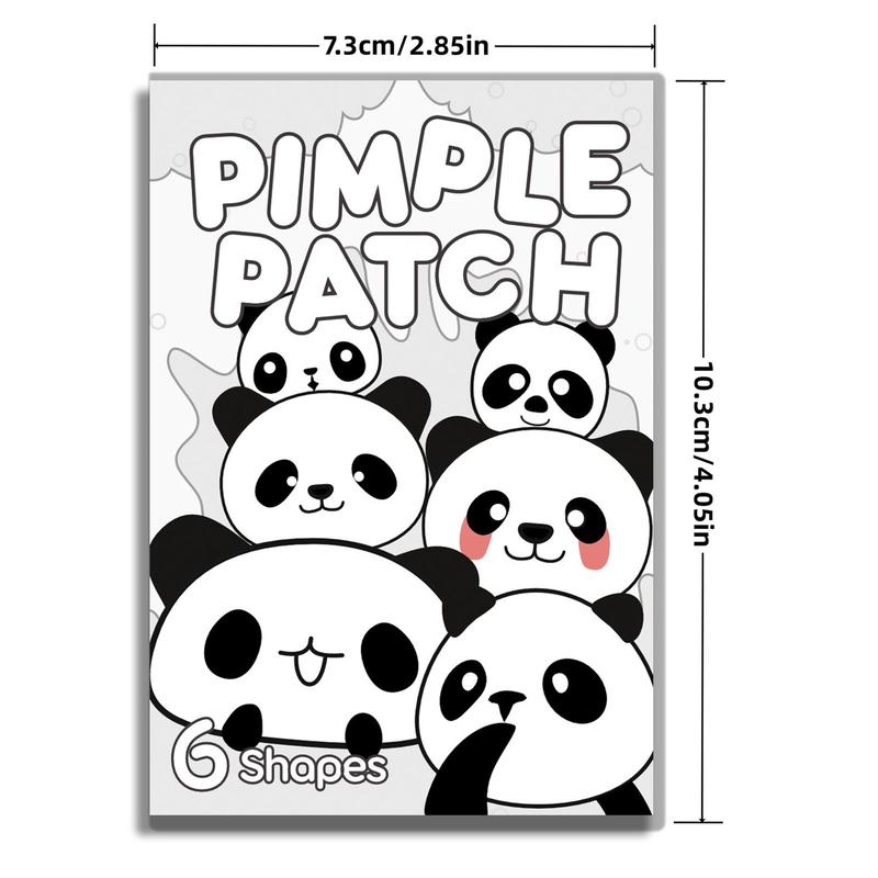 Cute Panda Pattern Pimple Patch, Gentle Acne Covering Sticker, Facial Skin Care Product for Women & Men, Christmas Gift