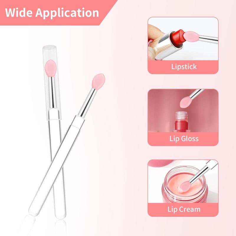 6 count  Lip Brush -  Lip Brushes Reusable Lip Mask Applicators Lip Gloss Brush Lipstick Brush Makeup Applicator Beauty Tool Kits for Lipsticks,Lip Gloss,Lip Balm