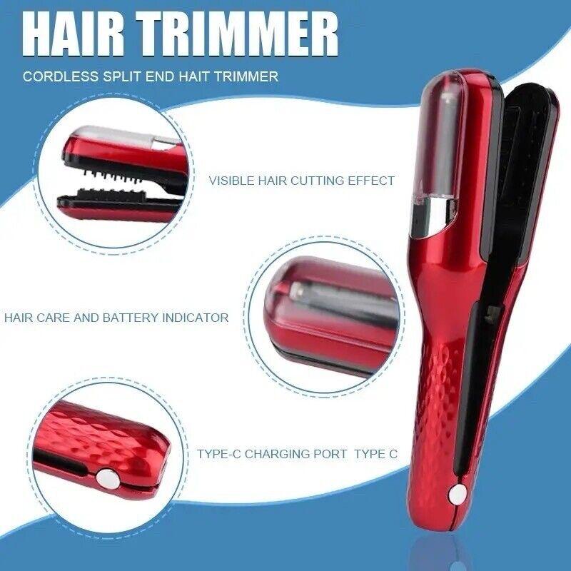 Rechargeable 2 in 1 Split End Hair Trimmer, Comfort Multifunctional Summer Split-ender Hair Cutter, Broken Hair Clipper, Splits Hair Trimmer, Hair Splits Trimmer, Body Hair Trimmer, Stocking Fillers Gift