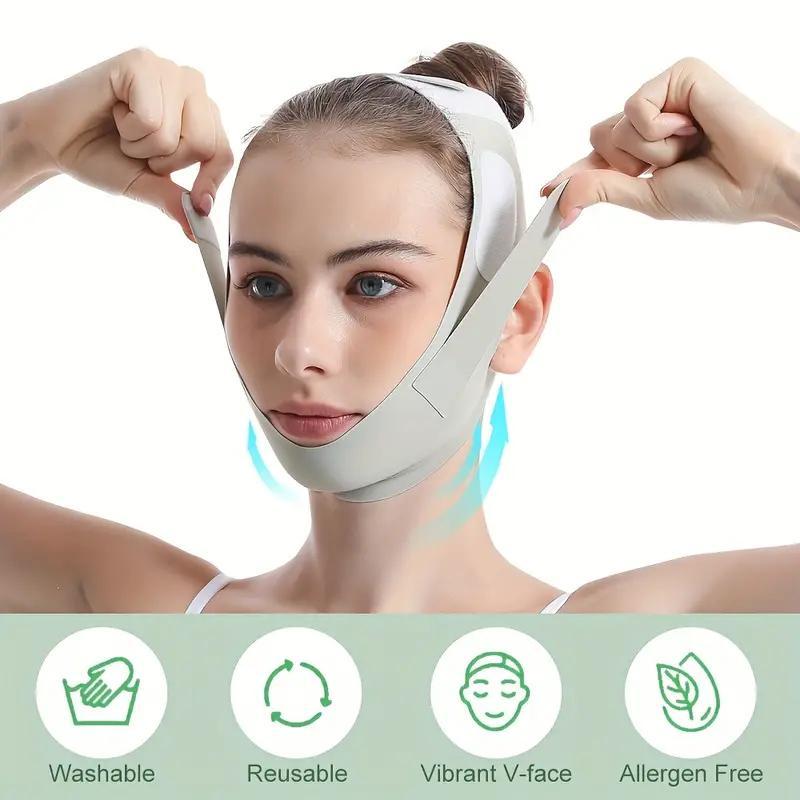 Face Shaping Bandage, 1 Count V Line Face Shaper, Skin Care Beauty Tool, Face Lifting Sleeping Mask, Skin Care Products