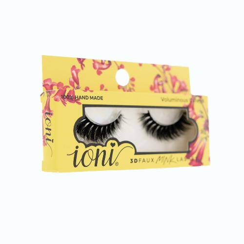 (12 Pairs) Ioni Voluminous Cateye Lashes - 3D Faux Mink