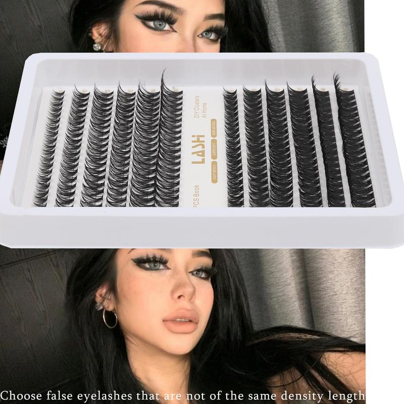 Natural Look Eyelash Extensions, 240pcs 30D 60D Individual False Eyelashes, Self Grafting Curl Eyelashes, Eye Makeup False Eyelashes for Women & Girls