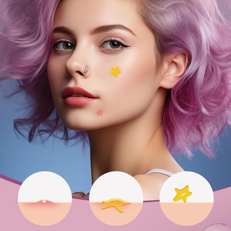 Star Shaped Acne Patch, 600pcs box Hydrocolloid Acne Cover Patch, Waterproof Acne Patches for All Skin Types, Skin Care Products