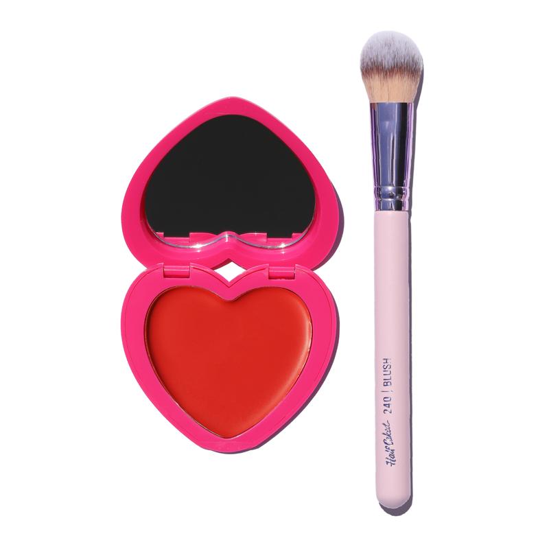 Half Caked Makeup Candy Paint Cream Color + Blush Brush Set - Lip + Cheek Balm With Dewy Finish - Easy To Blend, 1 Count