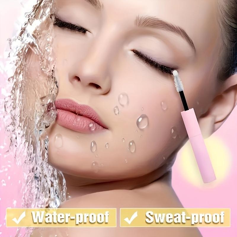 2 in 1 Waterproof Bond and Seal Eyeash Glue, 2 Counts Long Lasting Eyelashes Glue for Eyelashes Extensiones, Eye Makeup Tool for Women