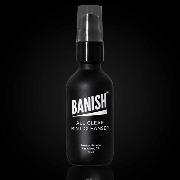 Banish All Clear Mint Cleanser for Acne & All Skin Types - Brightening Facewash