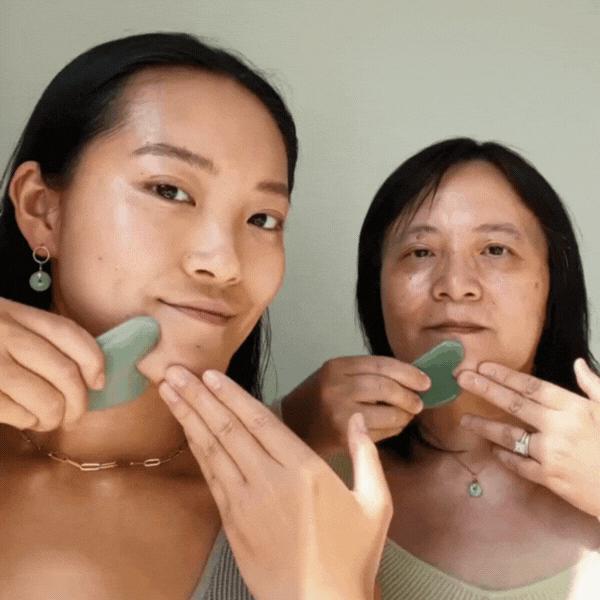 The Jade Gua Sha Facial Lifting Tool