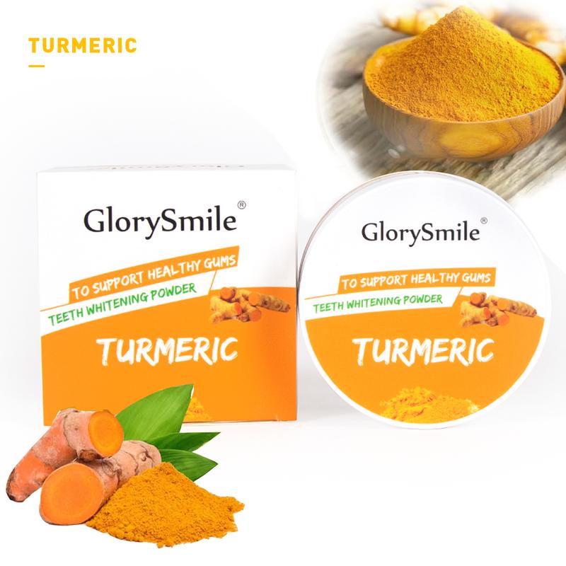 Glory Smile Turmeric Tooth Powder Curcumin Tooth Stain-Removing Tooth Scaling Powder White Tooth Washing Powder 30g