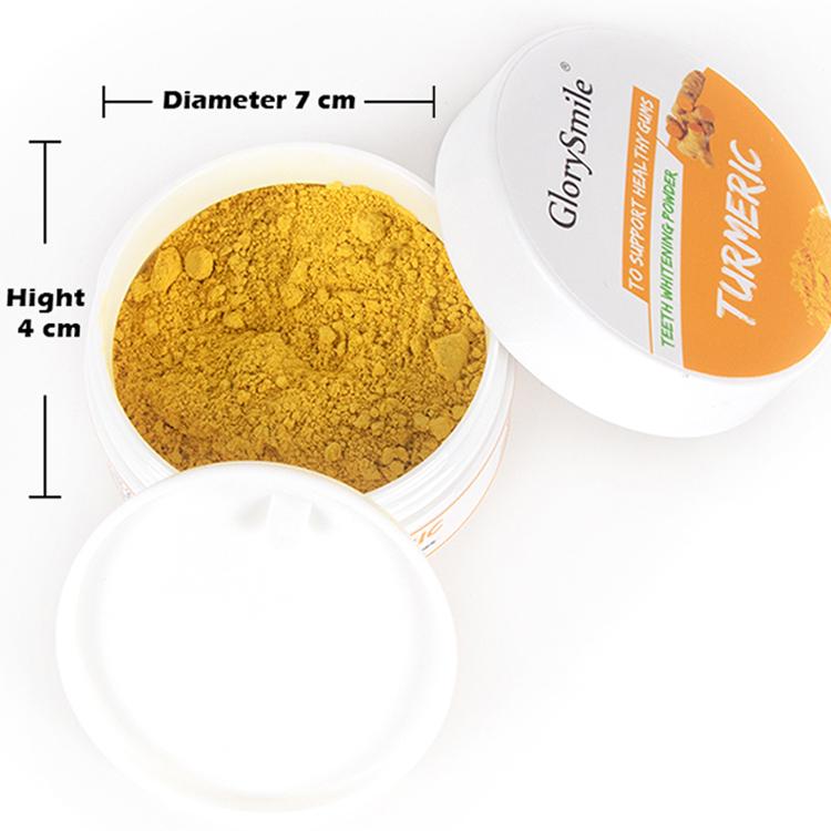 Glory Smile Turmeric Tooth Powder Curcumin Tooth Stain-Removing Tooth Scaling Powder White Tooth Washing Powder 30g