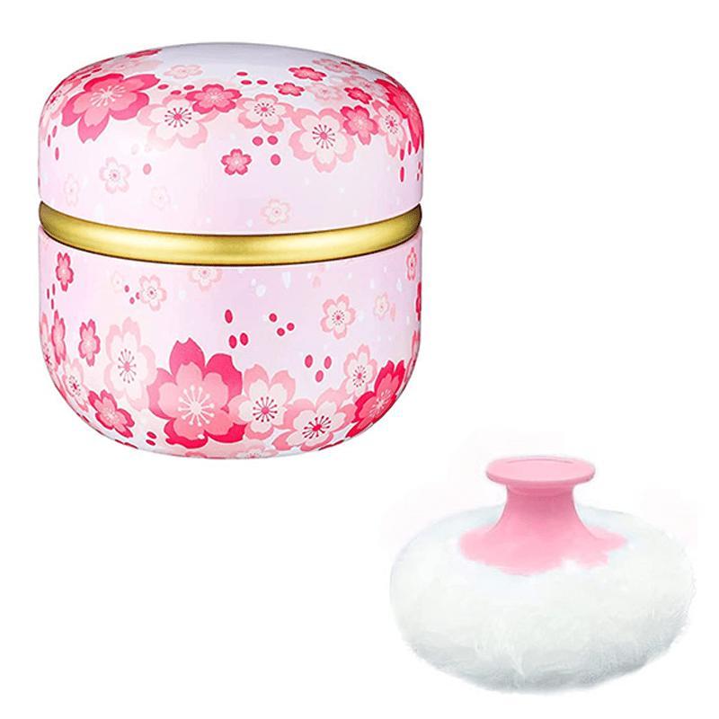 Portable Soft Powder Puff & Powder Box Set, 2 Counts set Powder Puff & Powder Box, Makeup Tool for Women, Travel Accessories