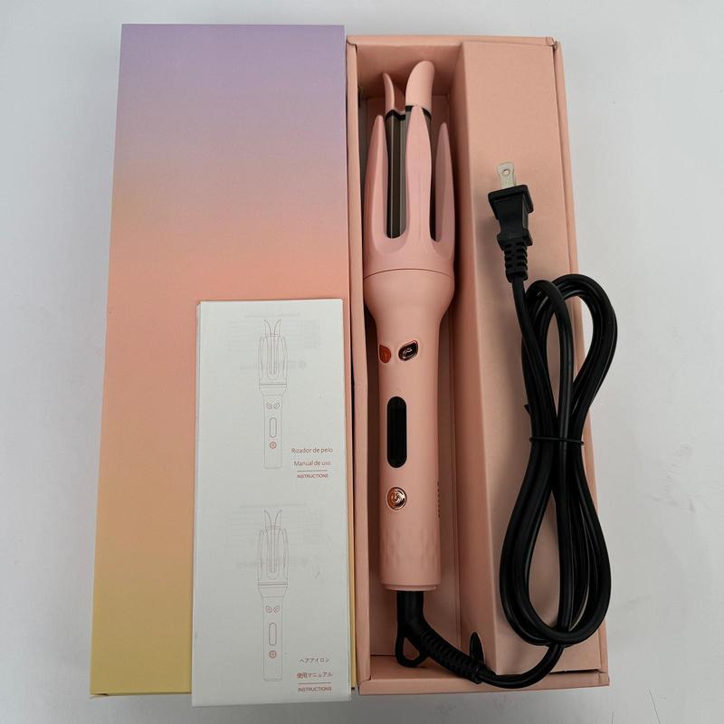 Automatic Hair Curling Iron, 28mm Hair Curler, Negative lon Automatic Hair Hair Curl Wand, 4 Modes Temperatures Curling Iron for Women, Hair Styling Tools forHome, Back To School, Hair Curler 01