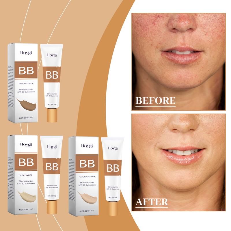 BB Blur Tinted Moisturizer - Smooths Moisturizing Coverage Foundation Cream - Makeup, Hydrating